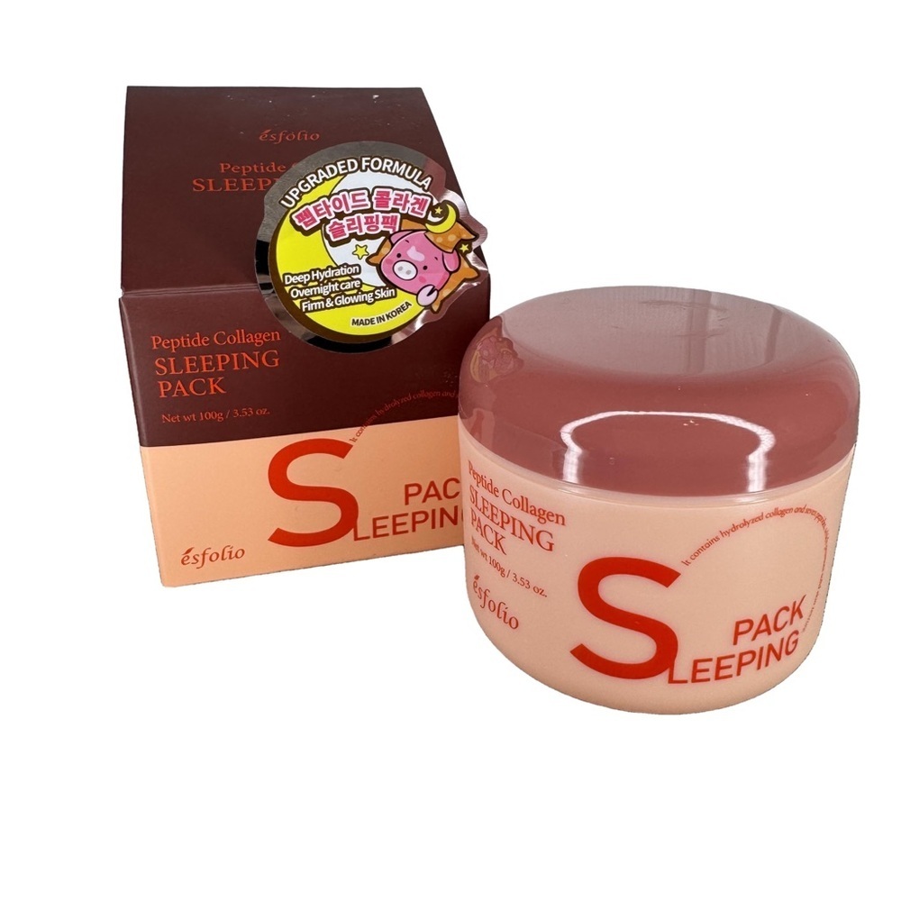 Esfolio Peptide Collagen Sleeping Pack Moisturizer Anti-Aging K-Beauty Overnight